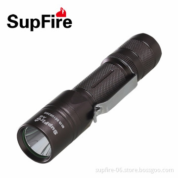 Waterproof and tactical XML T6 LED rechargeable flashlight SupFire A6